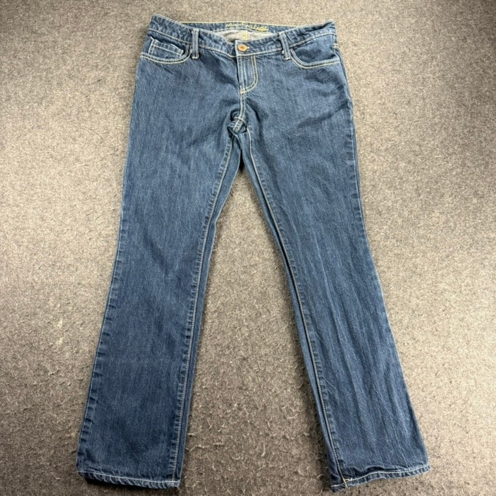 VTG‎ American Eagle Straight 77 Bootcut Jeans Women's Blue Denim